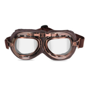 Motorcycle Goggles Retro Vintage Riding Wwii Punk Copper Googles