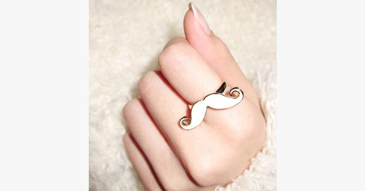 Moustache Ring