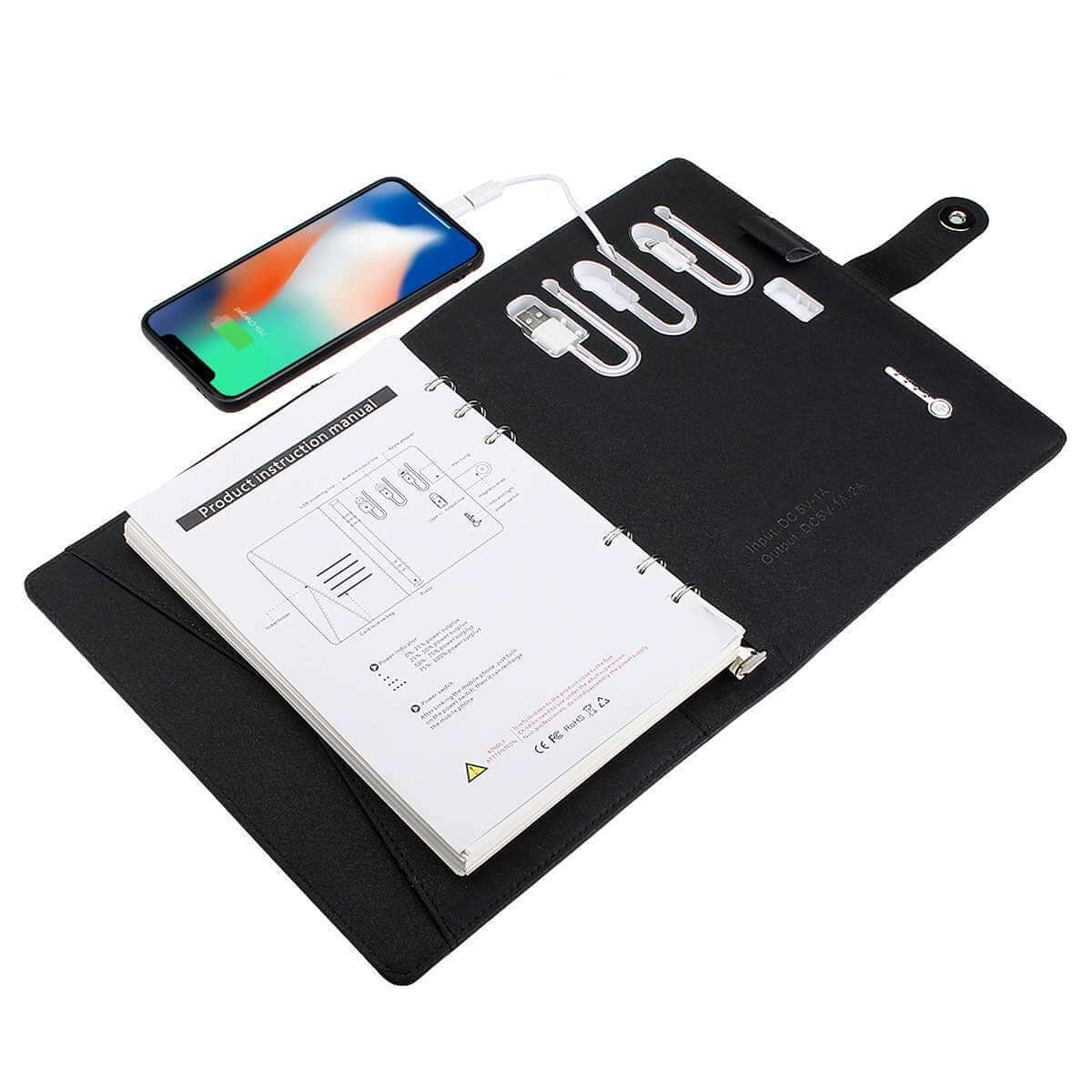 Multi Functional Charging Notebook