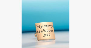 My Story Isnt Over Yet Adjustable Ring