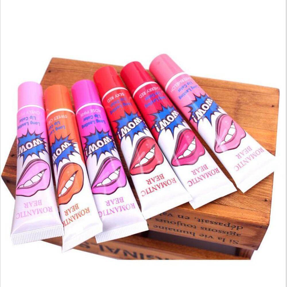 New Brand Easy Peel Off Long Lasting Lip Gloss Mask Waterproof Makeup Tattoo Matte Tint Lip Gloss Lipstick Women Balm Cosmetic