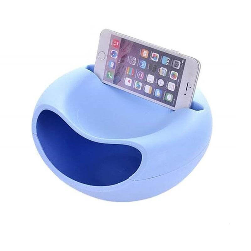 Nut Snack Bowl With Phone Holder