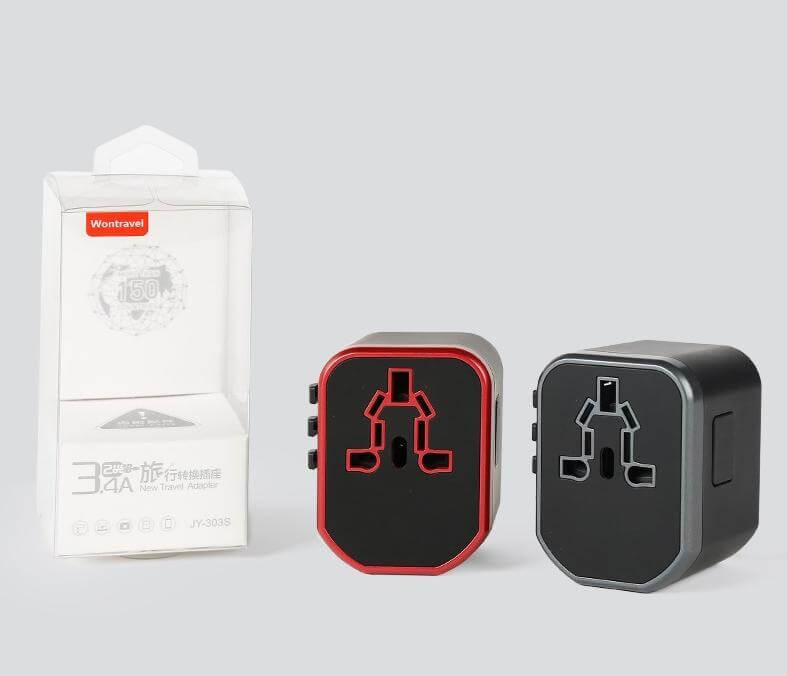 One Size Fits All Travel Plug Adapter That Works In 150 Countries