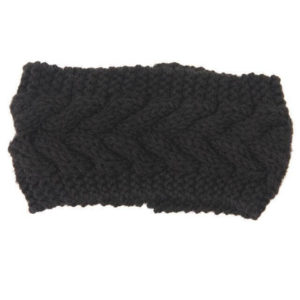 Open Back Knitted Ear Warmer Hats For Women