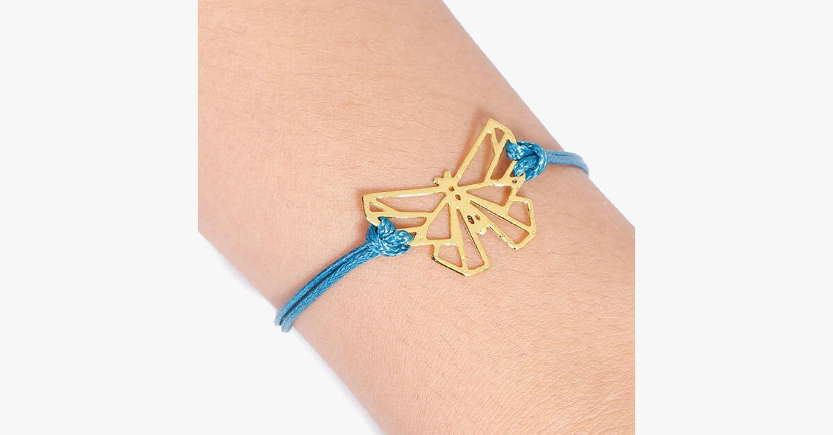 Origami Butterfly Boho Bracelet