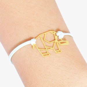 Origami Elephant Boho Bracelet