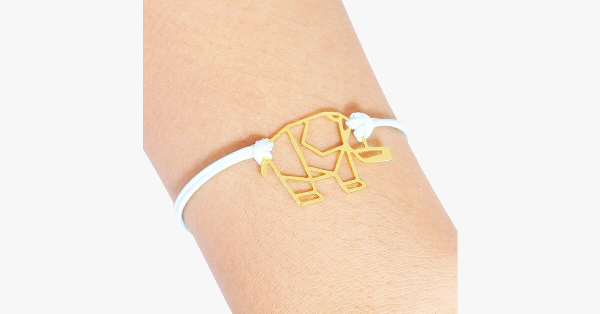 Origami Elephant Boho Bracelet