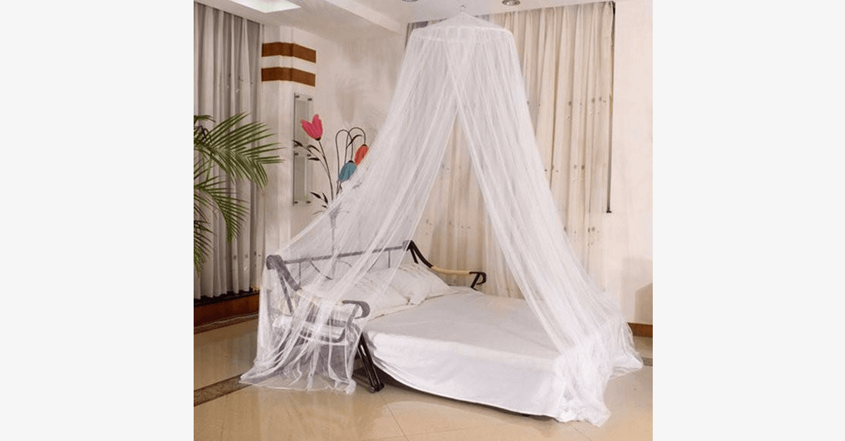 Outdoor Canopy Mosquito Net Fits Up To A Queen Sized Bed Or Hammock