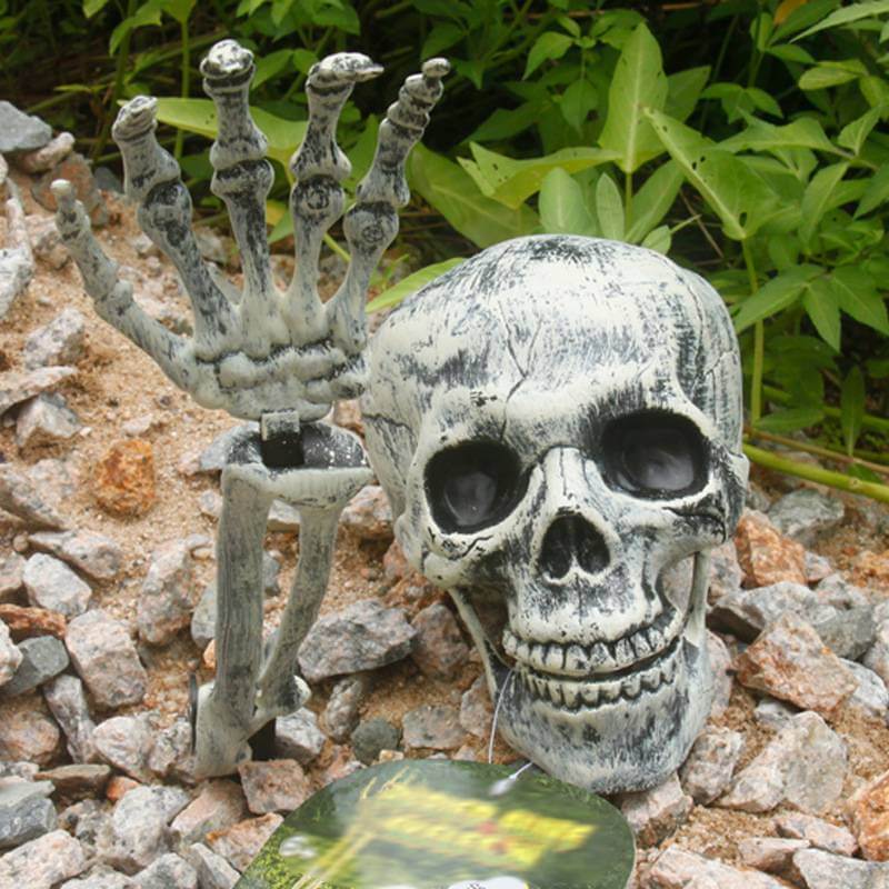 Outdoor Halloween Decorations Halloween Props Skull Decor Prank