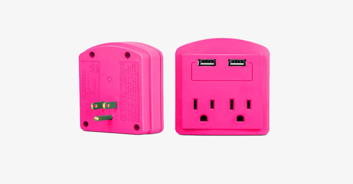 Outlet With 2 Usb Ports Wall Adapter Your Portable Charging Station