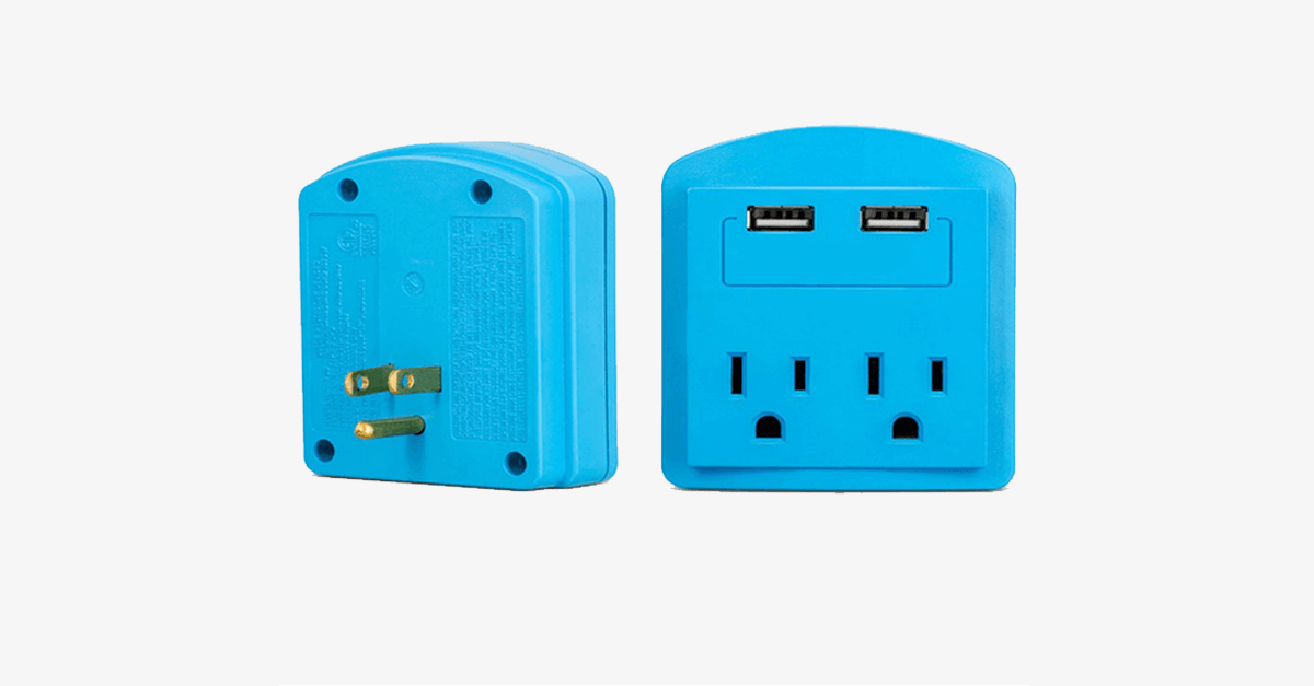 Outlet With 2 Usb Ports Wall Adapter Your Portable Charging Station