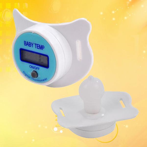 Pacifier Thermometer Safe Baby Nipple Thermometer Lcd Display