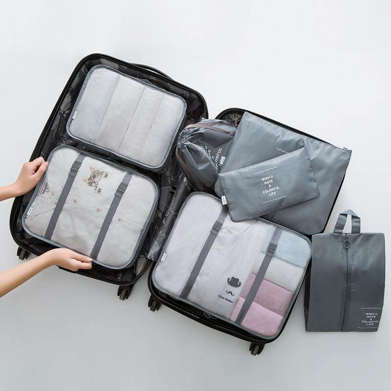 Pack Batter With The Ultimate 7 Piece Travel Organizer Set