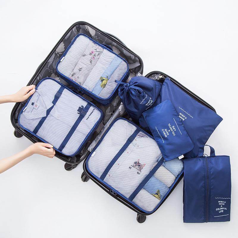 Pack Batter With The Ultimate 7 Piece Travel Organizer Set