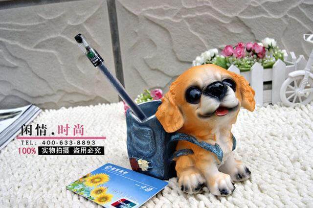 Pen Holder Dog Pencil Holder Happy Puppy Kids Toy