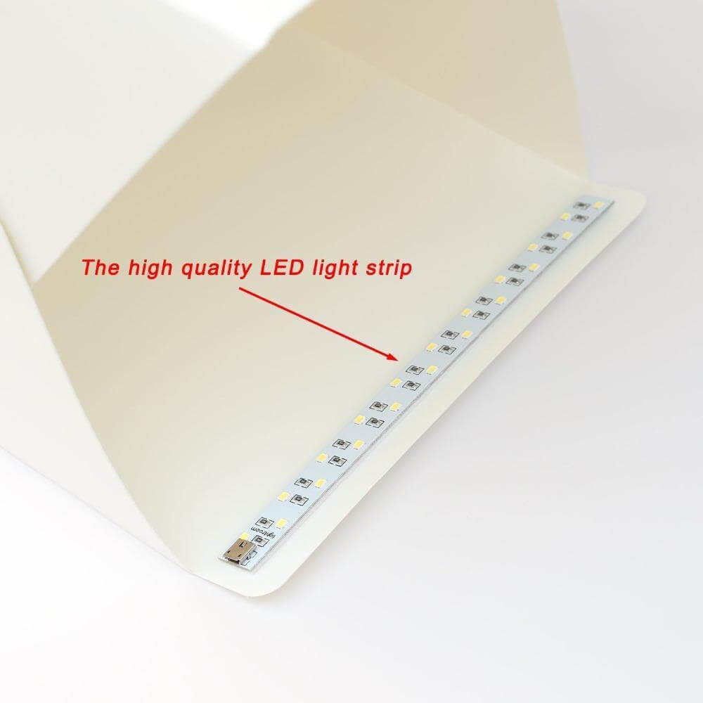 Photo Mini Studio Folding Lightbox Led Light Soft Box Kit