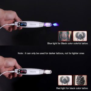 Picosecond Red Blue Light Pen Laser Tattoo Scar Mole Removal