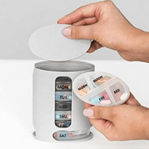 Pill Organizer Weekly Medicine Box Pill Containers Portable