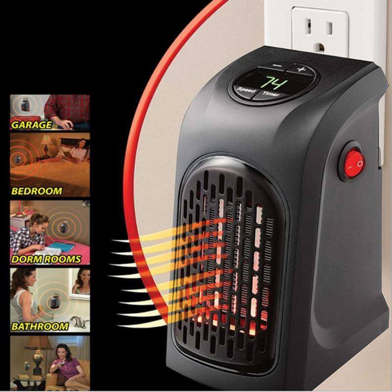 Plug In Heater Space Heater Portable Handy Electric Heater