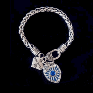 Police Badge Charm Bracelet First Responder