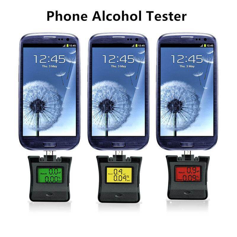 Portable Breathalyzer Iphone Android Alcohol Detector Tester