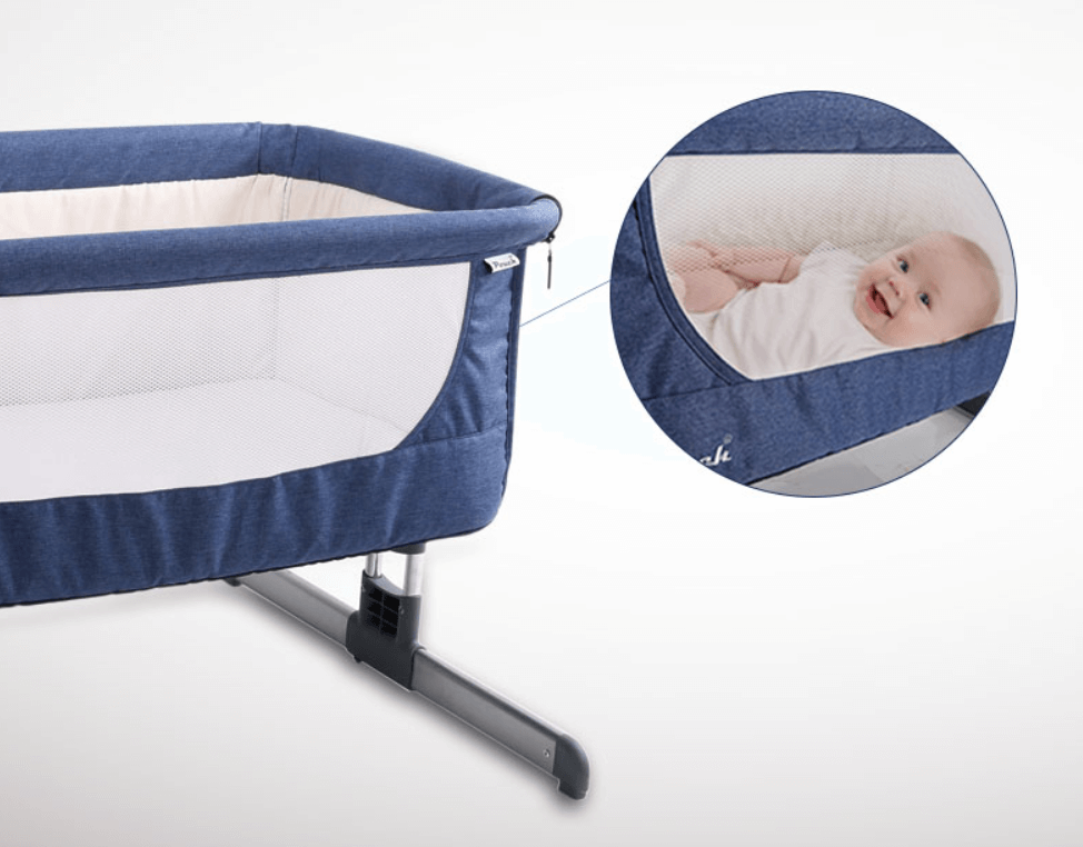 Portable Infant Bed Connectable To Parents Bed