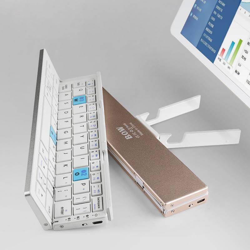 Portable Mini Folding Keyboard For Phones Tablets