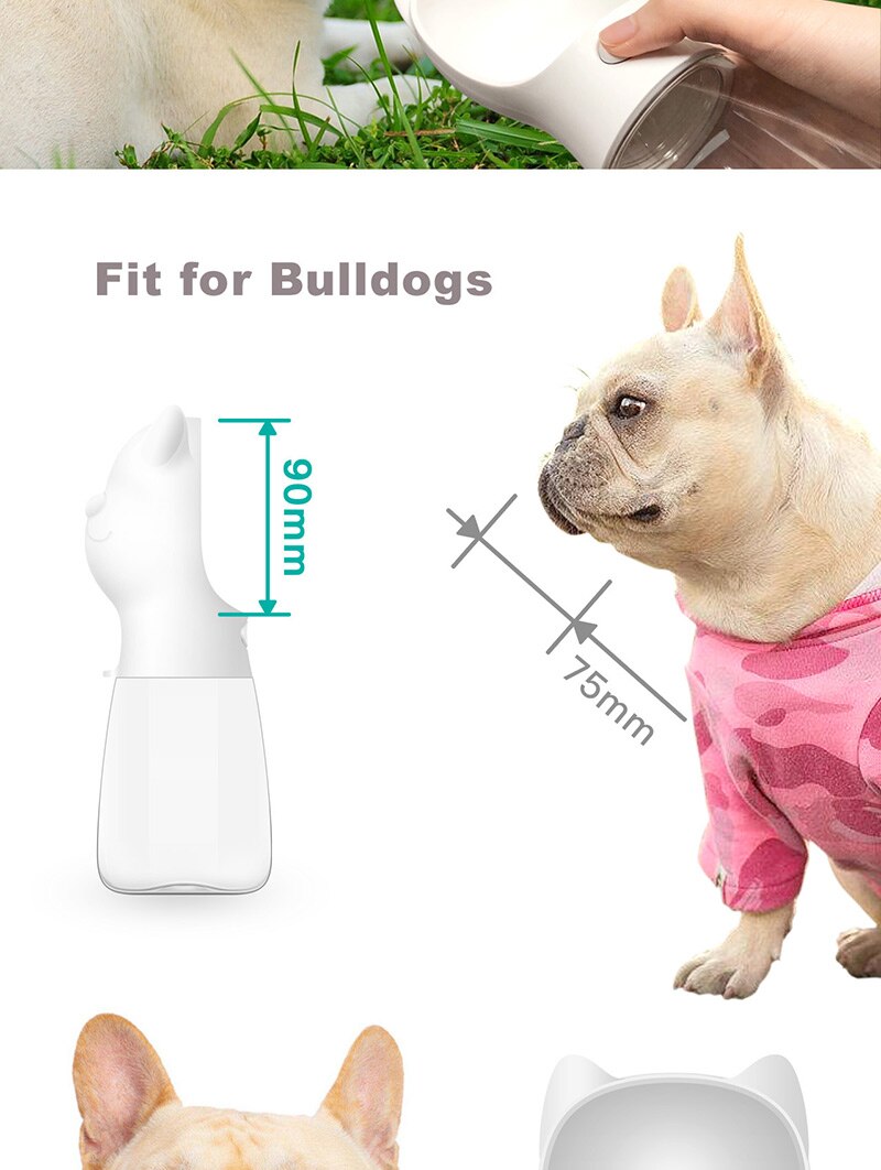 Portable Pet Dog Water Dispenser Feeder For Small Large Dogs
