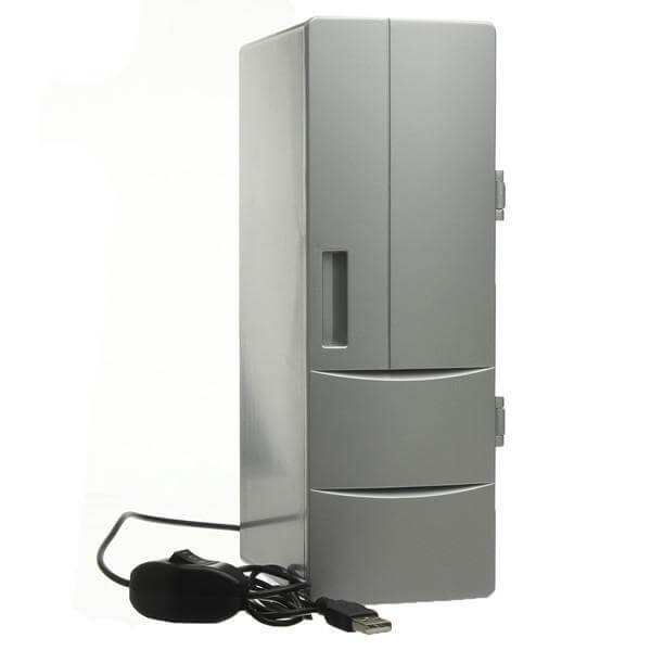Portable Refrigerator Mini Usb Fridge Cooler Car Beverage Soda