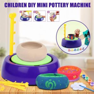 Pottery Wheel Kids Toy Diy Handmake Ceramic Pottery Educational Toy
