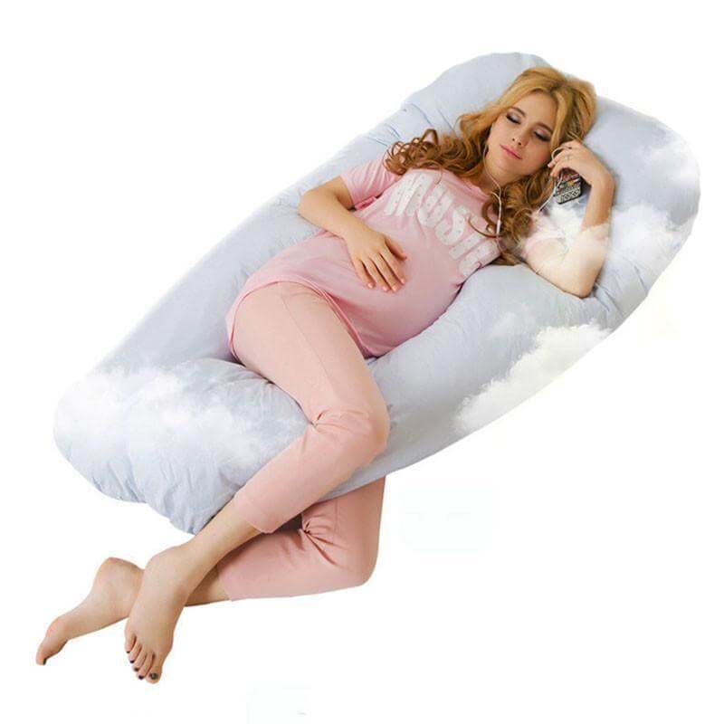 Pregnancy Body Pillow U Shaped With Removable Cover