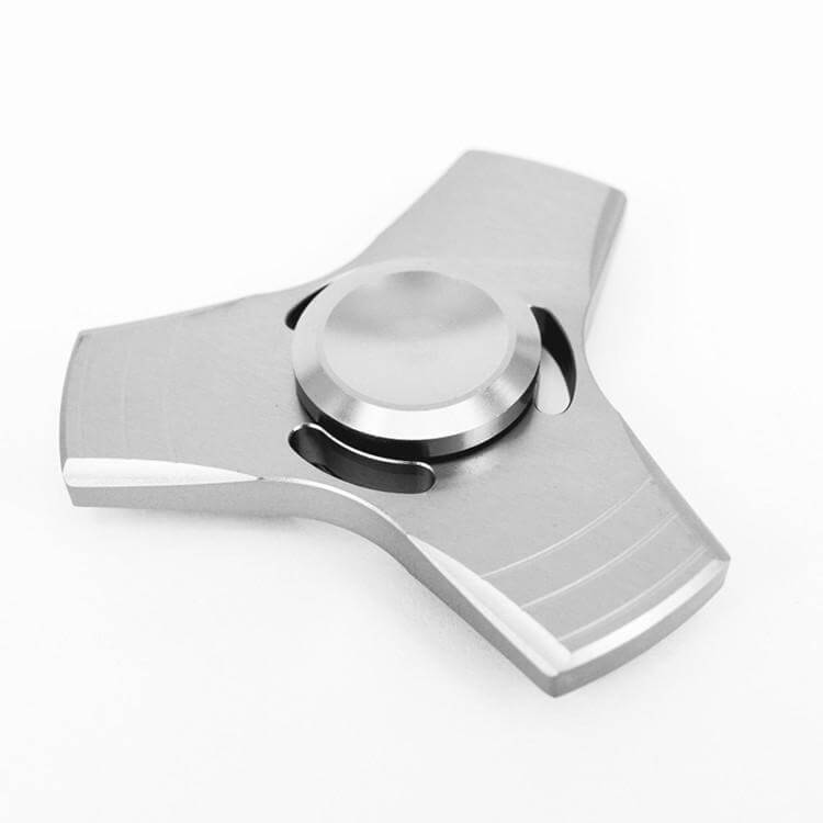 Premium Metal Tri Spinner Fidget Toy Ultra Durable High Speed 1 5 Min Spins