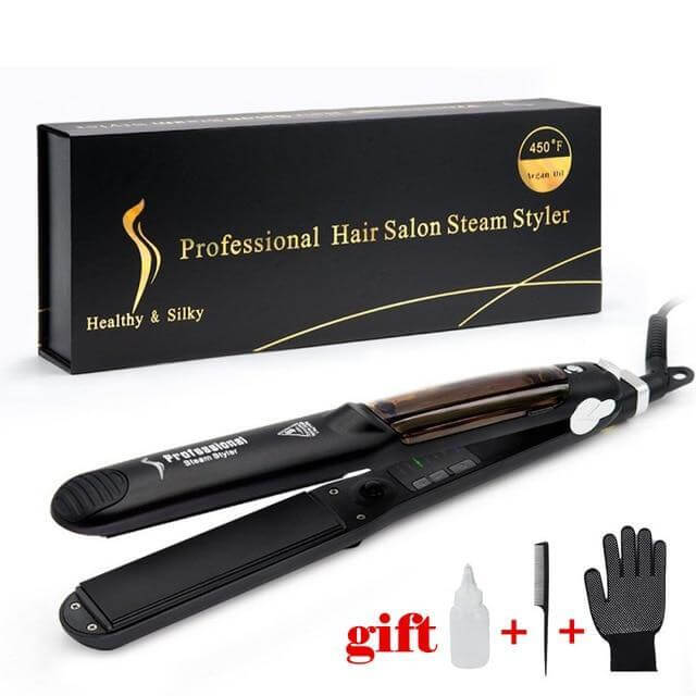 Professional Steam Hair Straightener Salon Grade