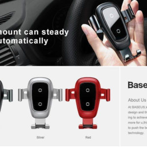 Qi Wireless Gravity Car Charger For Iphone And Samsung