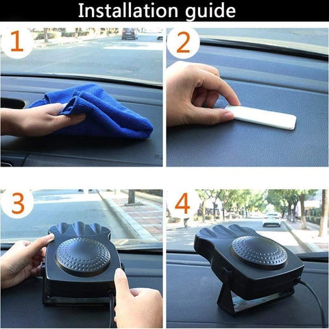 Quickly Defrost and Defog Car Heater