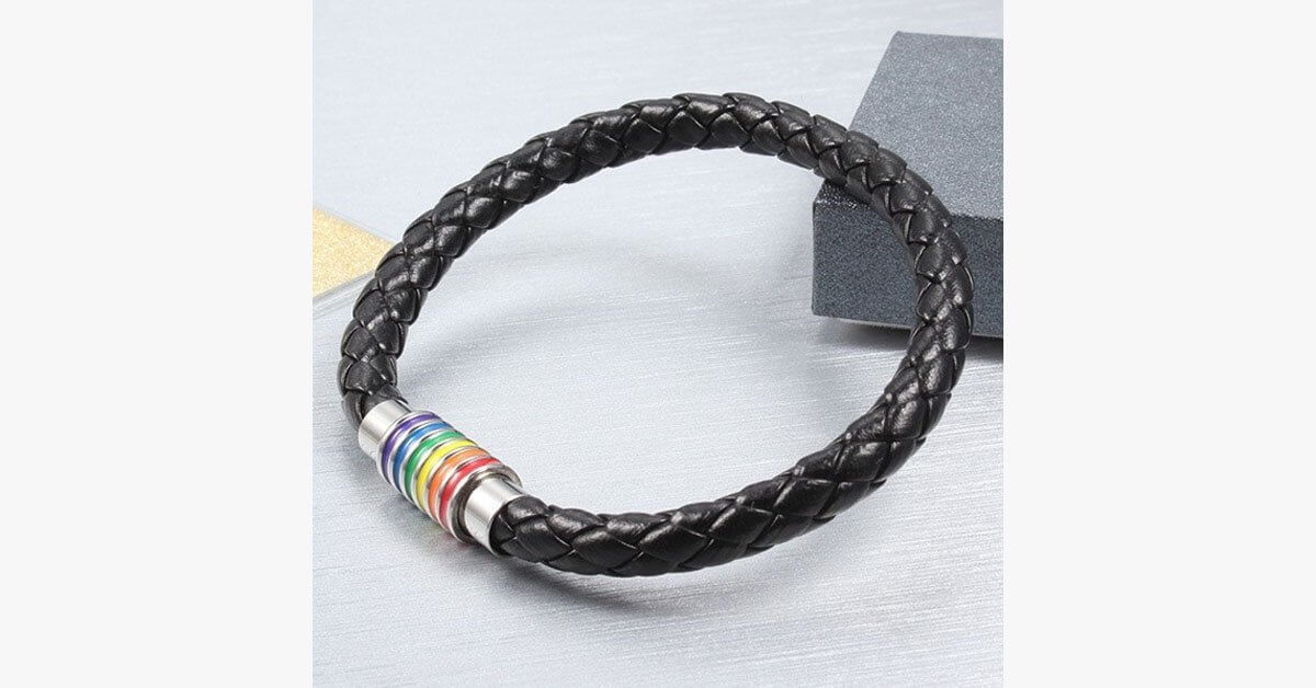 Rainbow Magnetic Handmade Bracelet