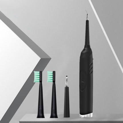 Rechargeable Electric Tartar Scraper Toothbrush With Led Light High Frequency Vibration Adjustable Modes