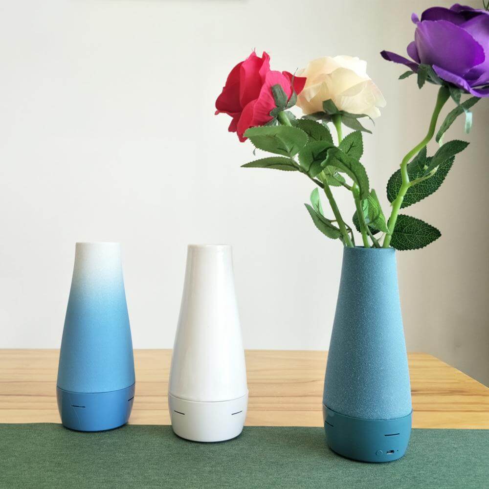 Rechargeable Intelligent Vase With Aroma Diffuser For Home Office