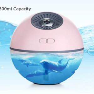 Rechargeable Mini Desk Humidifier With Led Fan Night Light Also Your Power Bank