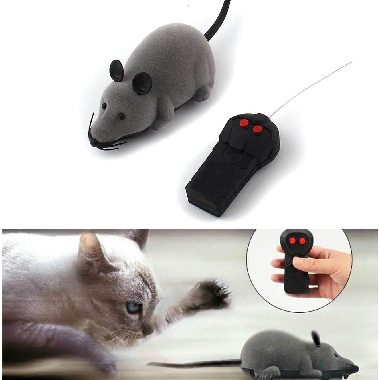 Remote Control Rat Cat Toy Rc Rat Mouse