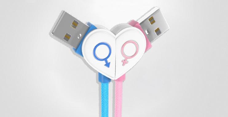 Right Angle Lightning Micro Usb Type C Cable Lovers Party Pack