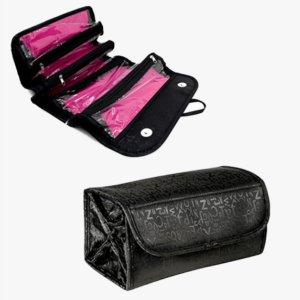 Roll N Go Travel Cosmetic Bag Black Or Red