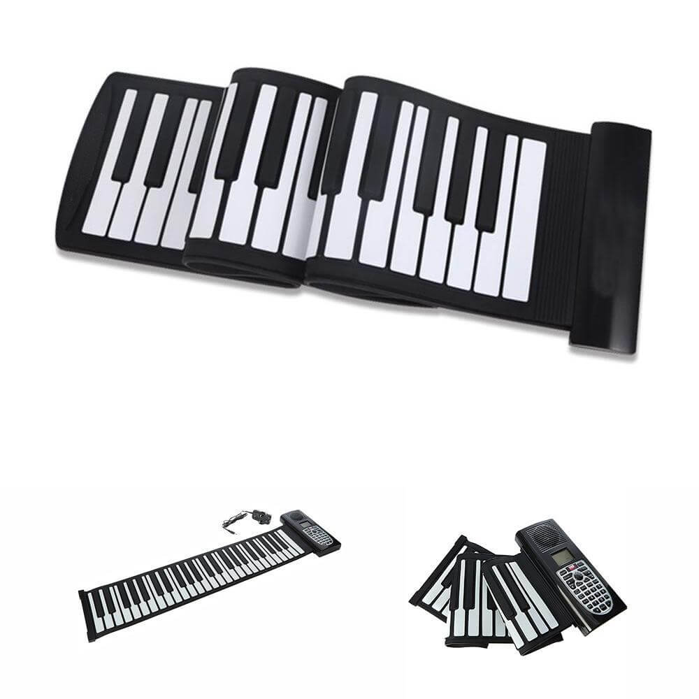 Roll Up Piano Keyboard Flexible Portable Keyboard Roll Out Piano