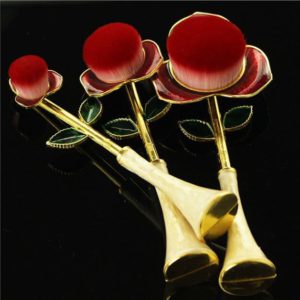 Rose Beauty Blending Oval Brush Set
