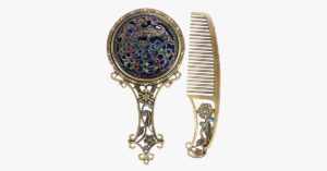 Royal Style Hair Comb Mirror Add Vintage Style To Your Collection