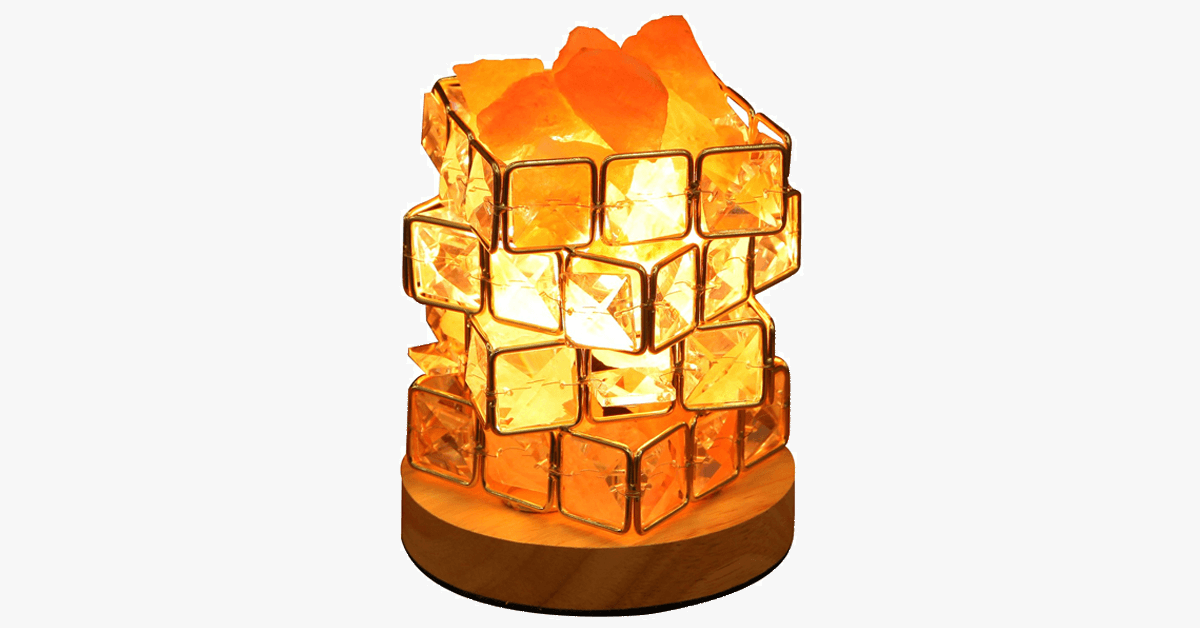 Rubiks Cube Himalayan Salt Lamp