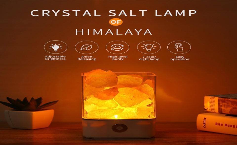 Rubiks Cube Himalayan Salt Lamp