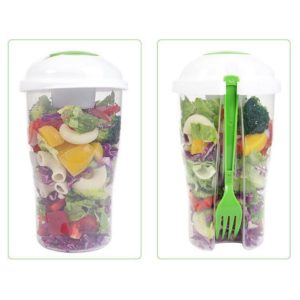 Salad Container Shaker 2 Pack Salad Lunch Container To Go Work