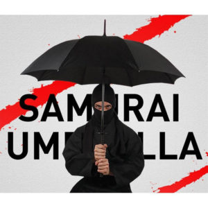 Samurai Umbrella Unique Windproof Ninja Samurai Sword Umbrella