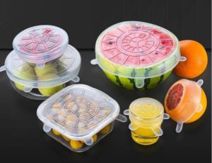 Seal Tight Fit Well And Stretch Easily Reusable Food Grade Silicone Lids